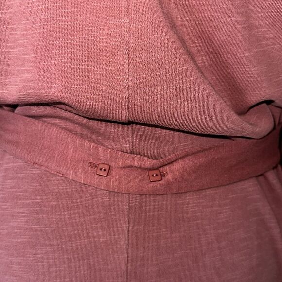 Free People S Babe I'm Yours Cardigan Style Long Sleeve Robe Dried Currant Wine - Picture 14 of 16